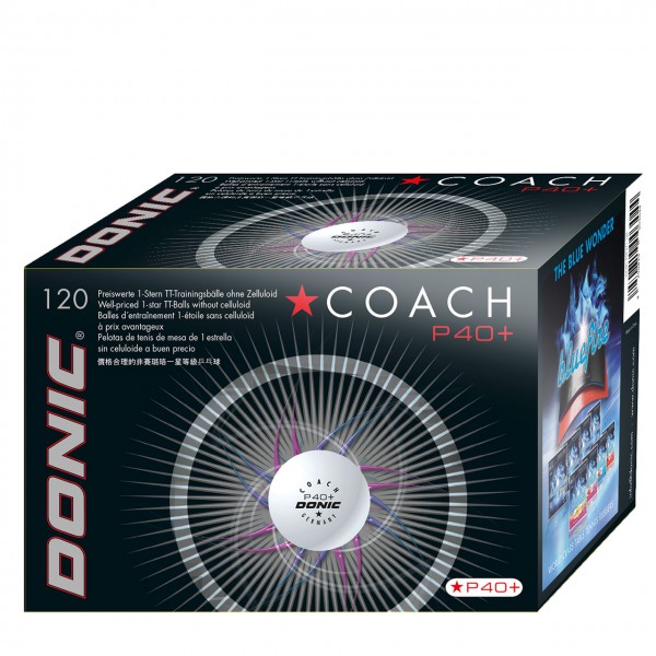 Donic Coach 40+ Cell Free Donic Coach 40+ Cell Free