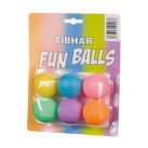 Tibhar Fun balls 1-kleurig (blister 6 stuks)