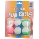 Tibhar Fun balls 2-kleurig (blister 6 stuks)