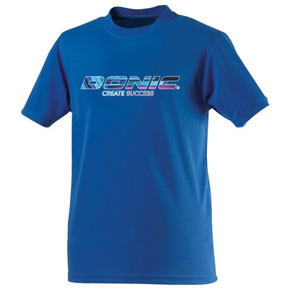 Donic Create Succes T-shirt blauw Donic Create Succes T-shirt blauw