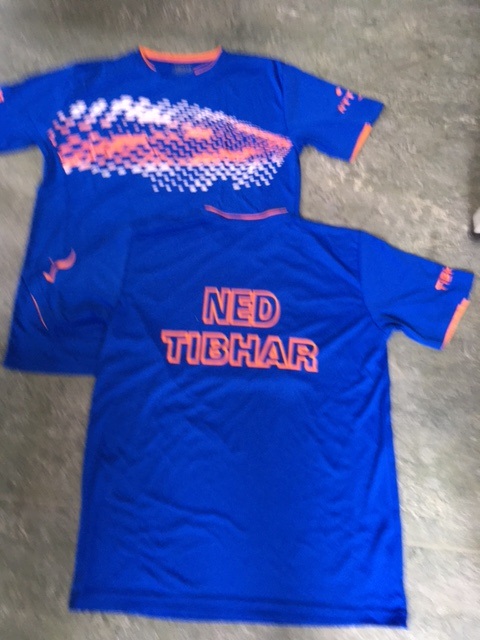 Tafeltennis T-shirt Nederlands Team Korenblauw-0 Tafeltennis T-shirt Nederlands Team Korenblauw-0