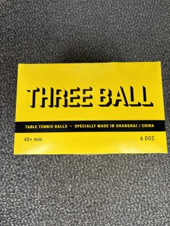 Three Ball tafeltennisballen